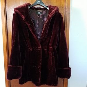 Dennis Basso Faux Fur Jacket